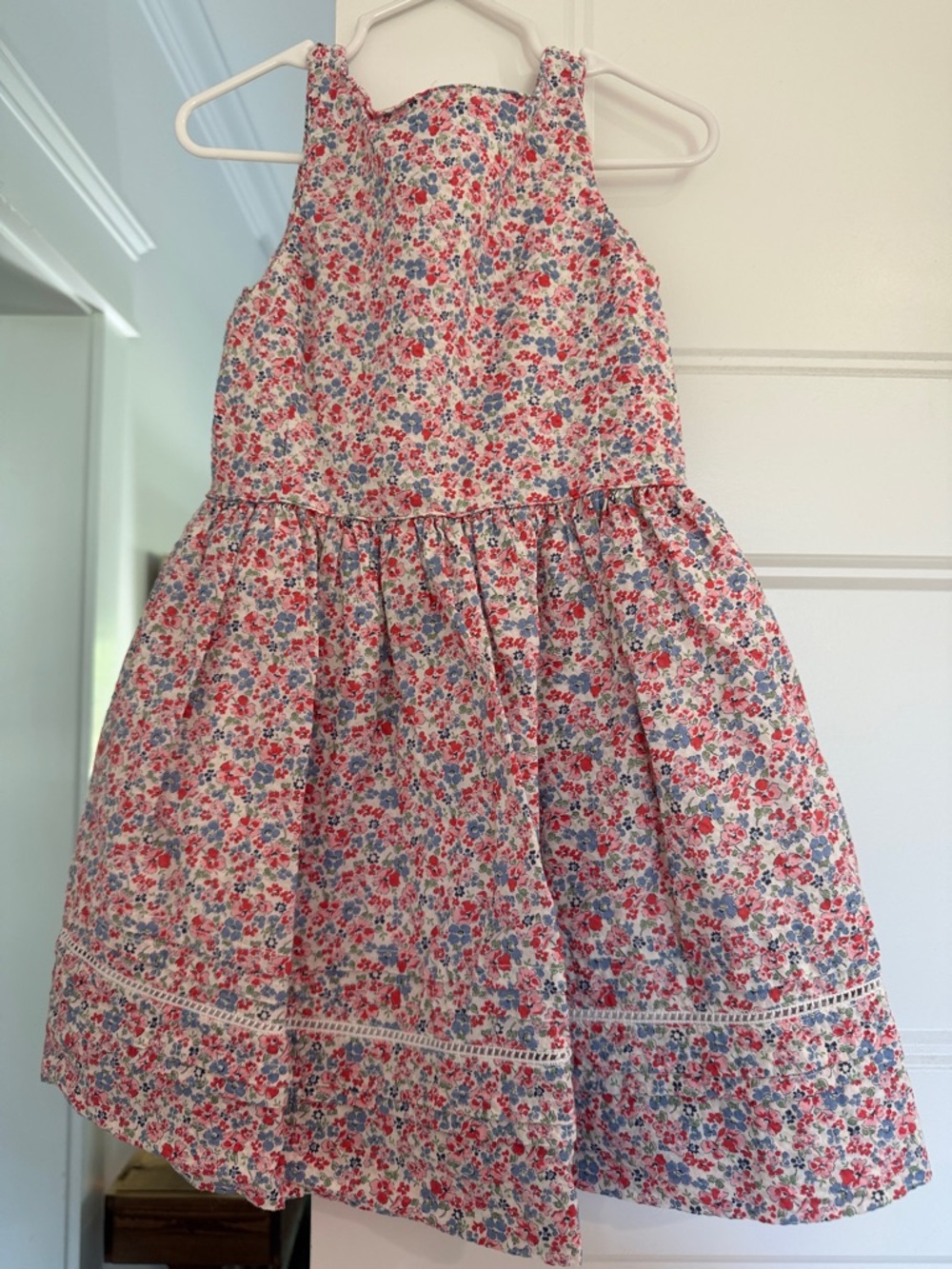 4tRalph Lauren Girls' Floral Sundress Pink and Blue purchased from Neiman Marcus